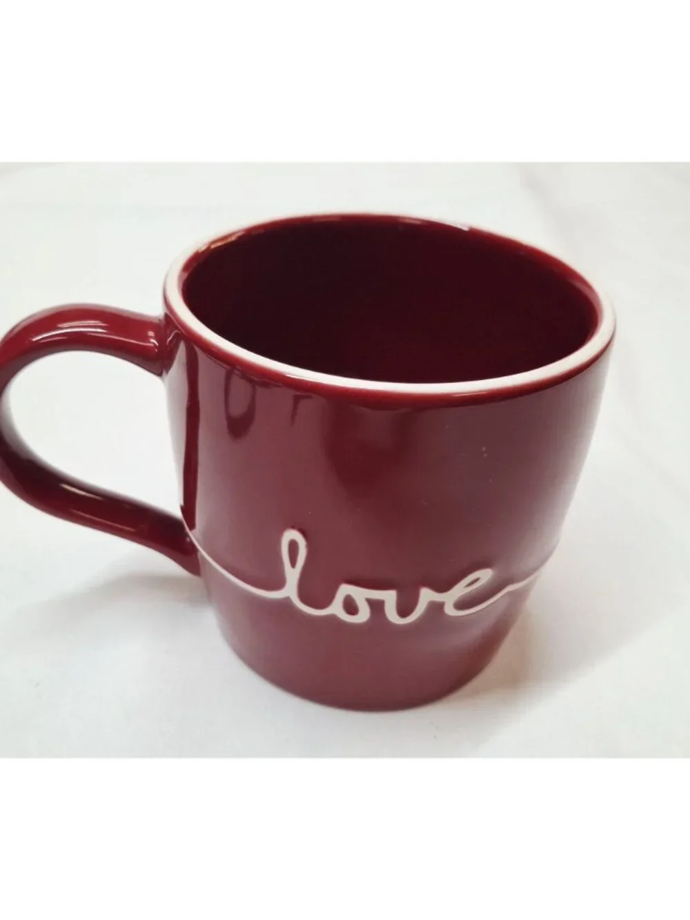 Starbucks 2010 Red Bone China Mug With 